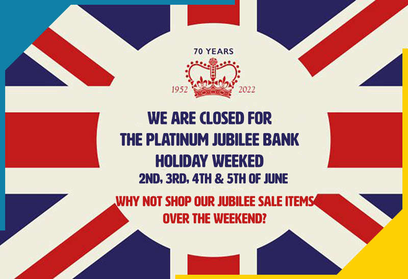 Closed For The Jubilee Bank Holiday Weekend