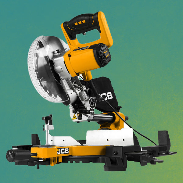 Jcb 254mm online sliding mitre saw