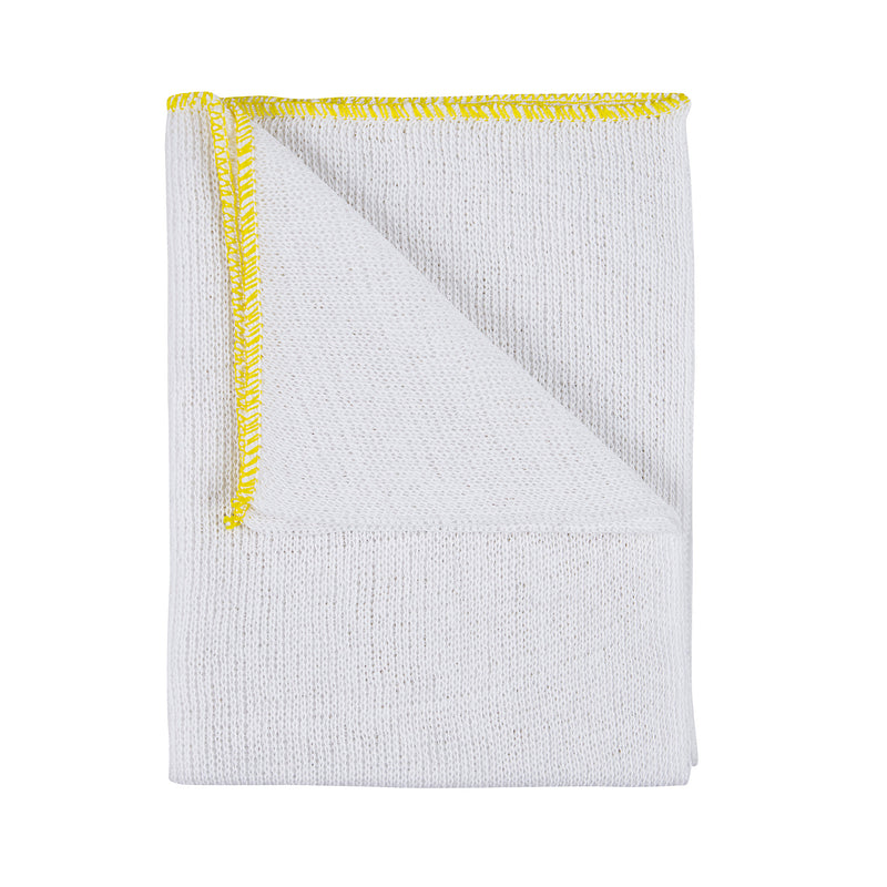 Dishcloth Bleached 40x25cm - Sewn Yellow