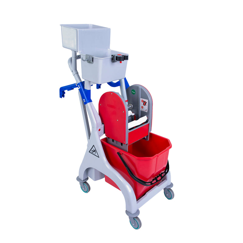 QR Trolley Kentucky Mopping 25 Litre - Red