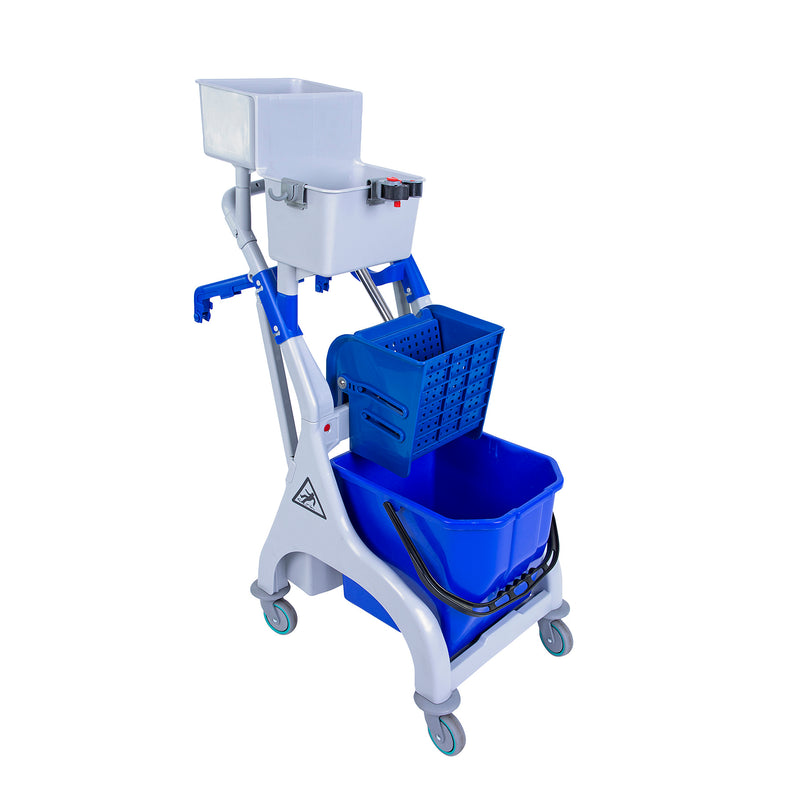 QR Trolley Flat Mopping 25 Litre - Blue