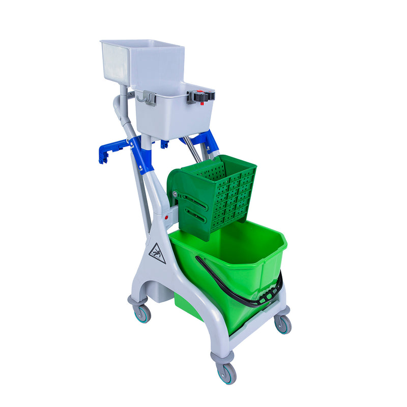 QR Trolley Flat Mopping 25 Litre - Green