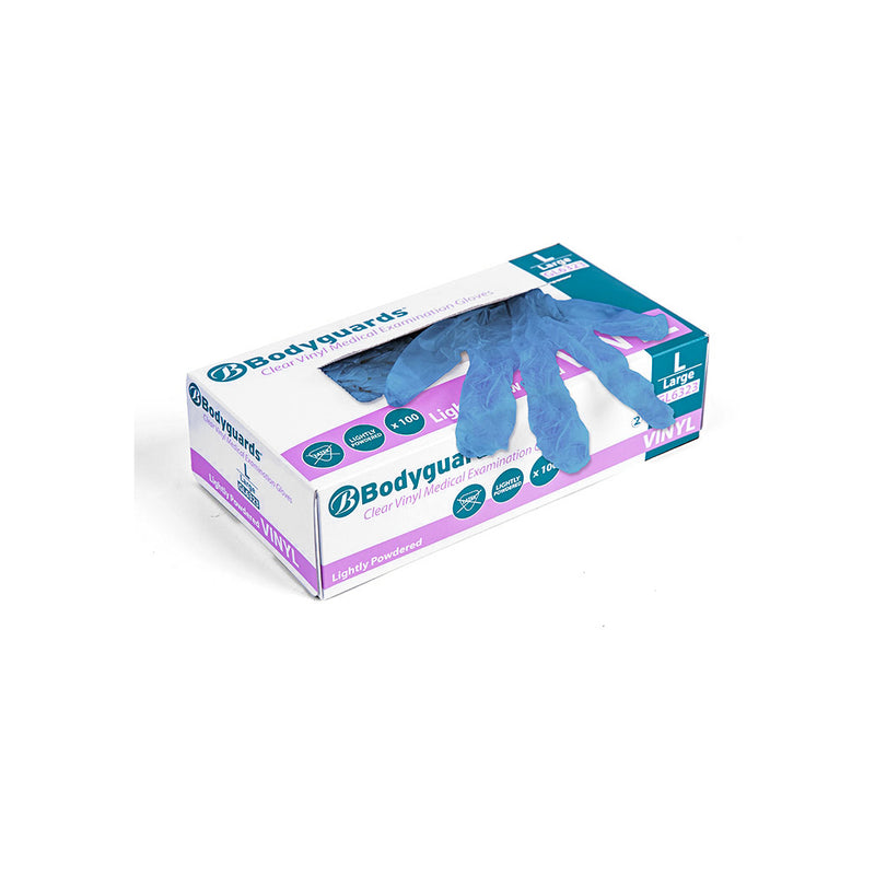 Vinyl Gloves Disposable Blue