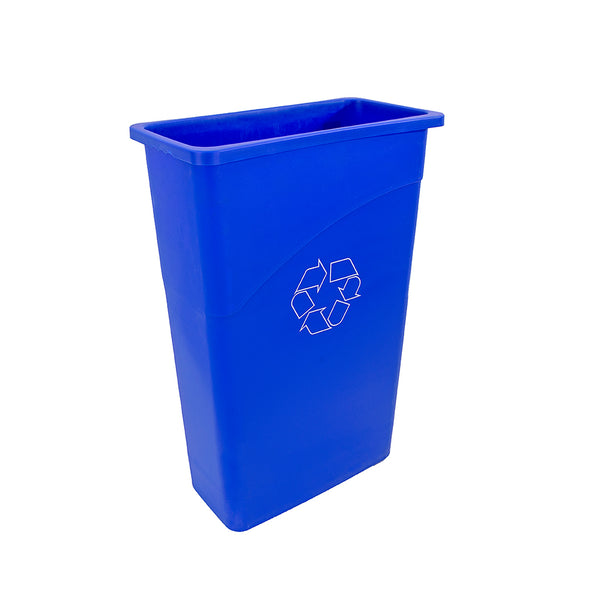 Wall Hugger Recycle Bin Base 90 Litre - Blue 