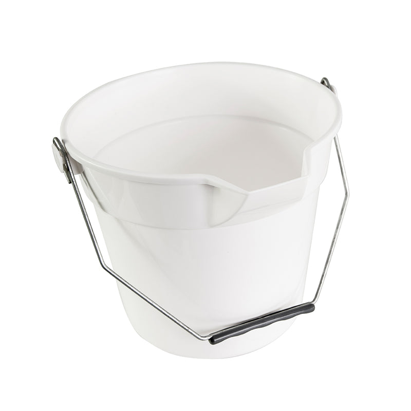 Round Bucket 10 Litre - White