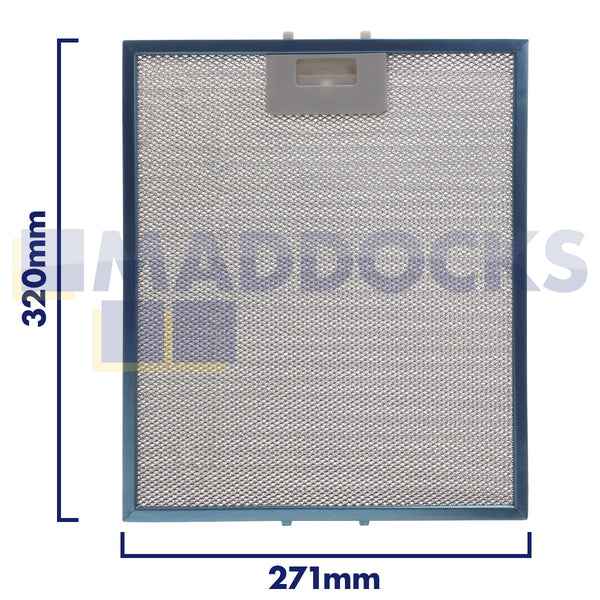 Universal 271mm x 320mm Wire Mesh Cooker Hood Filter