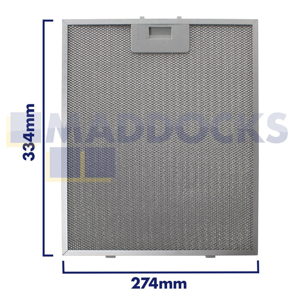 Universal 274mm x 334mm Wire Mesh Cooker Hood Filter