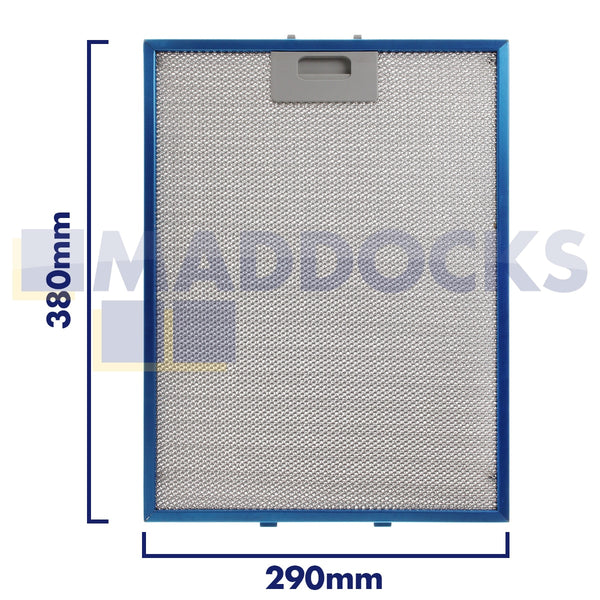 Universal 290mm x 380mm Wire Mesh Cooker Hood Filter