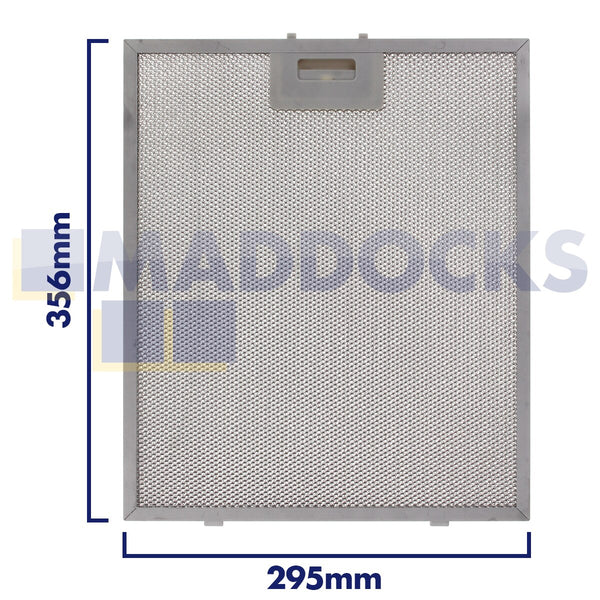 Universal 295mm x 356mm Wire Mesh Cooker Hood Filter