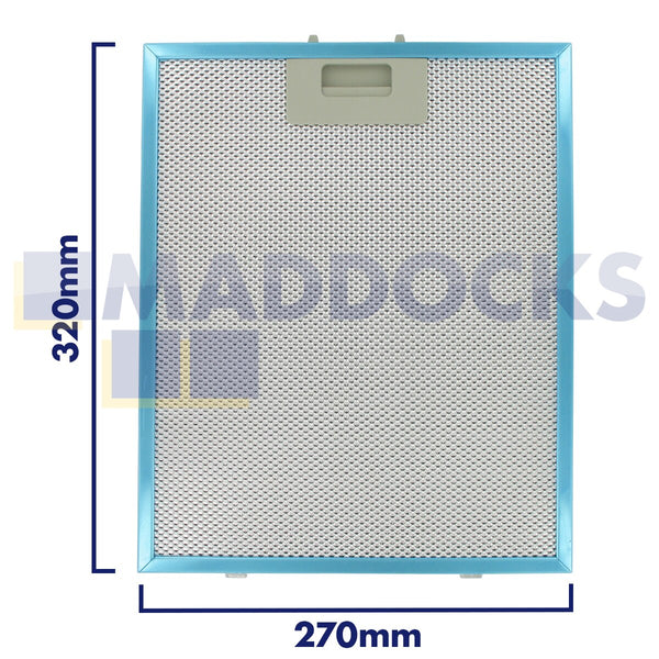 Universal 270mm x 320mm Wire Mesh Cooker Hood Filter