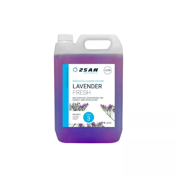 2San Cleaning Chemicals 2San Lavender Fresh - 5 Litres - Powerful Lavender Deodoriser - Box of 2 0079-BOX - Buy Direct from Spare and Square