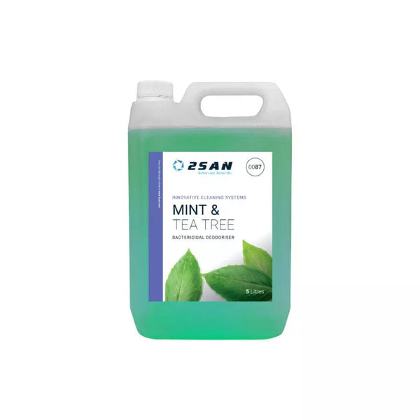 2San Cleaning Chemicals 2San Mint &Tea Tree - 5 Litres - Powerful Deodoriser - Box of 2 0087-BOX - Buy Direct from Spare and Square