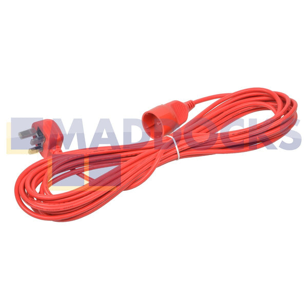 10 Meter Mains Power Cable For Qualcast Lawnmowers and Strimmers