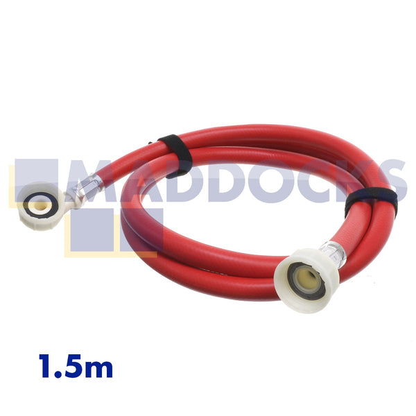 Dishwasher Hot Fill Hose 1.5 Meter - Red Inlet