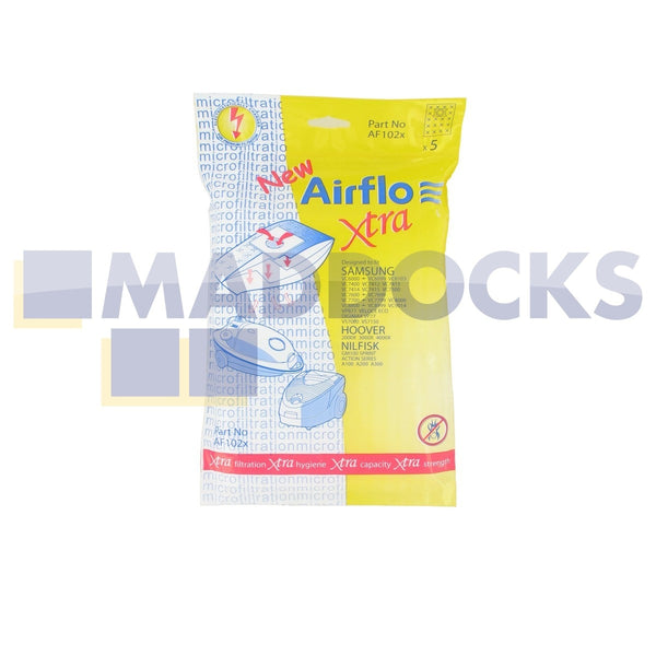 Compatible Airflo AF102X for Samsung VC7000/9000 SMS Bags (Pack of 5)