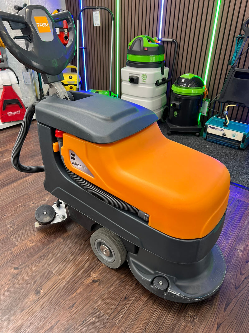 Refurbished Taski Swingo 455B Pedestrian Scrubber Dryer