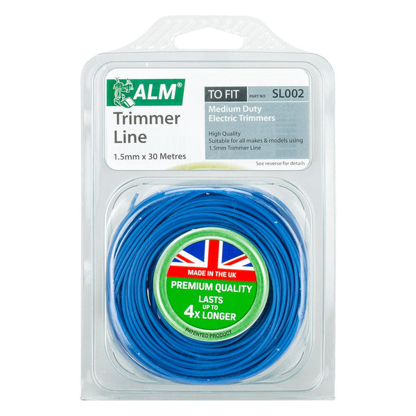ALM Strimmer Spares ALM SL002 Universal Strimmer Line Wire - Round Wire - 30m 1.5mm 5317810003516 SL002 - Buy Direct from Spare and Square