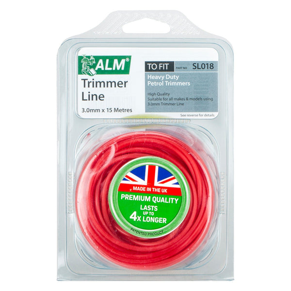 ALM Strimmer Spares ALM SL018 Universal Strimmer Line Wire - Round Trimmer Line - 15m 3.0mm 5054203844140 SL018 - Buy Direct from Spare and Square