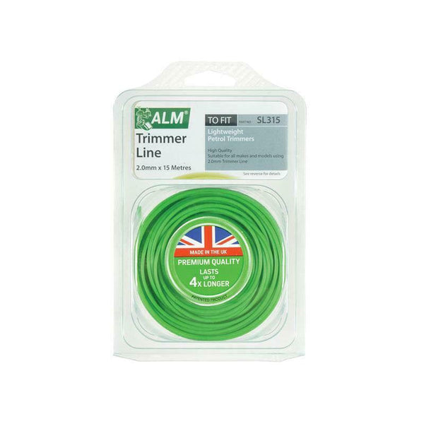 ALM Strimmer Spares ALM SL315 Universal Strimmer Line Wire - Round Trimmer Line - 15m 2.0mm 5016531431515 SL315 - Buy Direct from Spare and Square