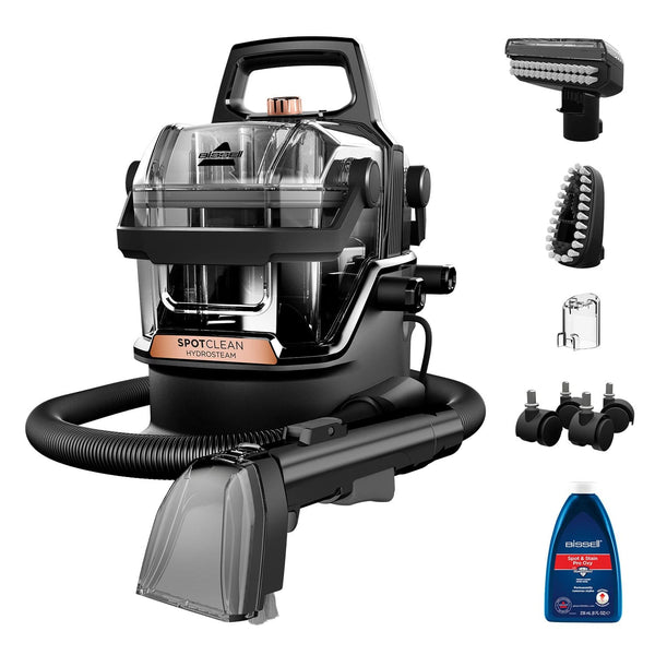 Bissell Carpet Cleaner Bissell SpotClean HydroSteam - Portable Spot and Stain With Steam 3689E - Buy Direct from Spare and Square