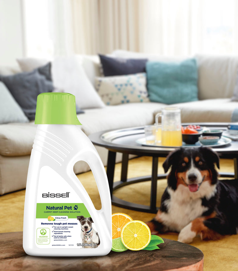 Bissell Cleaning Chemicals Bissell Natural Pet Carpet Deep Cleaning Solution - 1.5 litres 011120262858 3242 - Buy Direct from Spare and Square