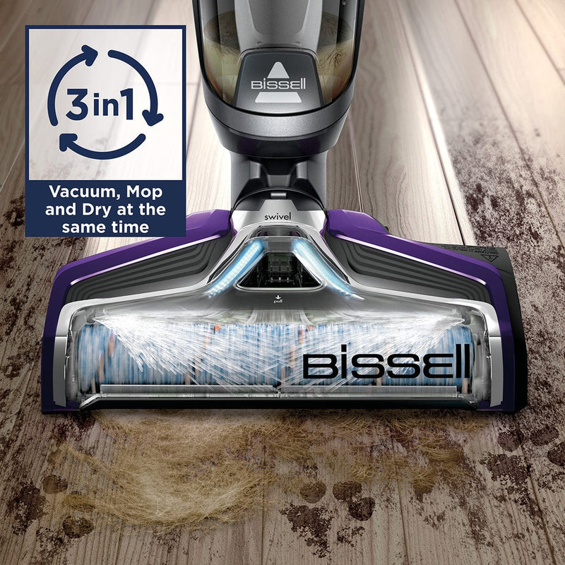 Bissell Hard Floor Cleaner Bissell Crosswave Pet Pro Floor Cleaner - 3 in 1 Floor Cleaner 2224E - Buy Direct from Spare and Square