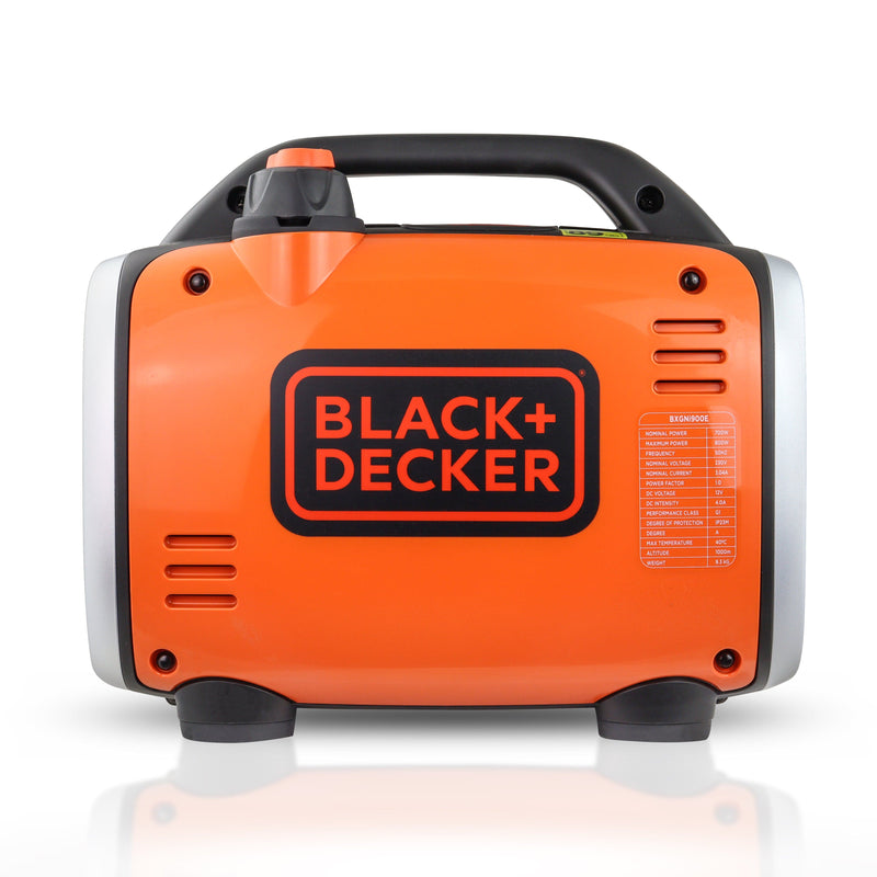 Black and Decker Generator Black & Decker 800W Petrol Suitcase Inverter Generator - BXGNi900E BXGNi900E - Buy Direct from Spare and Square