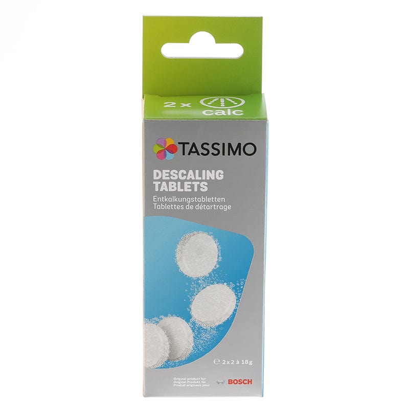 Bosch Descaler Genuine Bosch Tassimo Descaling Tablets - Pack Of 4 Tablets - TCZ6004 311909 - Buy Direct from Spare and Square