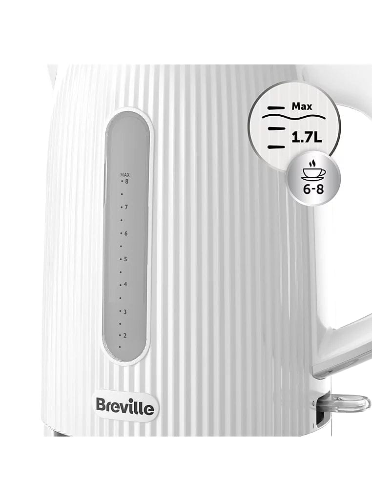 Breville Kettle Breville Bold 1.7L White Textured Kettle 5060853630491 VKT257 - Buy Direct from Spare and Square