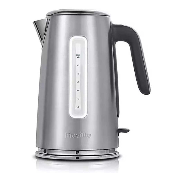 Breville Kettles Breville VKT236 Low Steam Edge Kettle - Silver 5060853630033 VKT236 - Buy Direct from Spare and Square