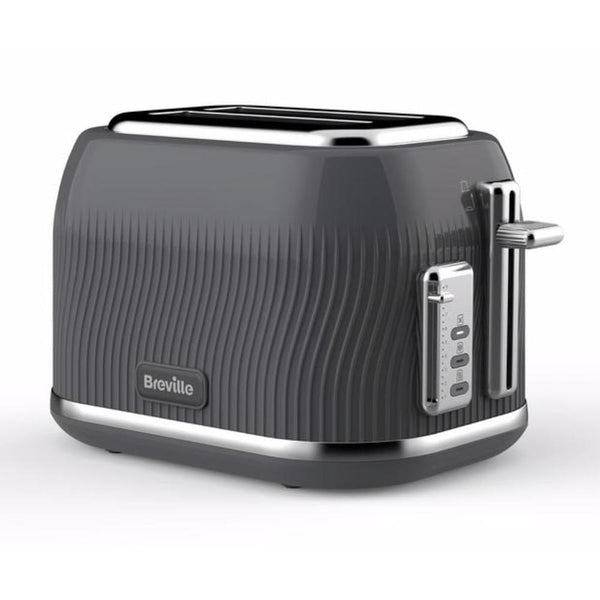 Breville Toasters Breville VTT911 Curve White & Chrome 4-Slice Toaster 5011773063272 VTT889 - Buy Direct from Spare and Square