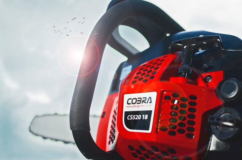 Cobra Chainsaw Cobra 18" Petrol Powered Chainsaw 5055485036360 CS52018 - Buy Direct from Spare and Square