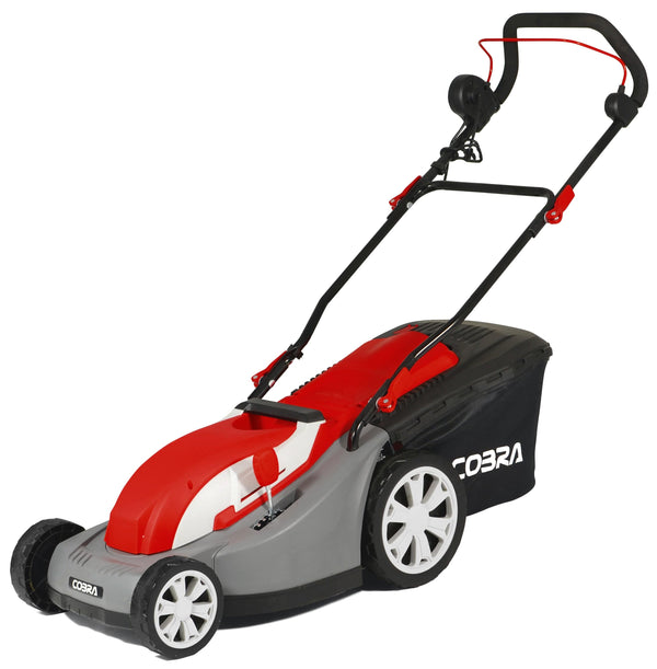 Cobra Lawnmower Cobra 13" Electric Lawnmower with Rear Roller 5055485035936 GTRM34 - Buy Direct from Spare and Square