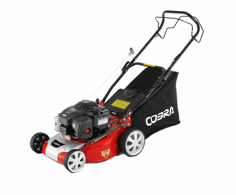 Cobra Lawnmower Cobra 16" B&S Powered Lawnmower 5055485038241 M40SPB - Buy Direct from Spare and Square