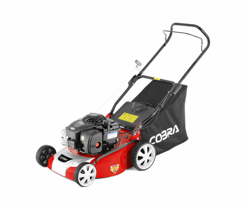 Cobra Lawnmower Cobra 16" B&S Powered Lawnmower 5055485038296 M40B - Buy Direct from Spare and Square