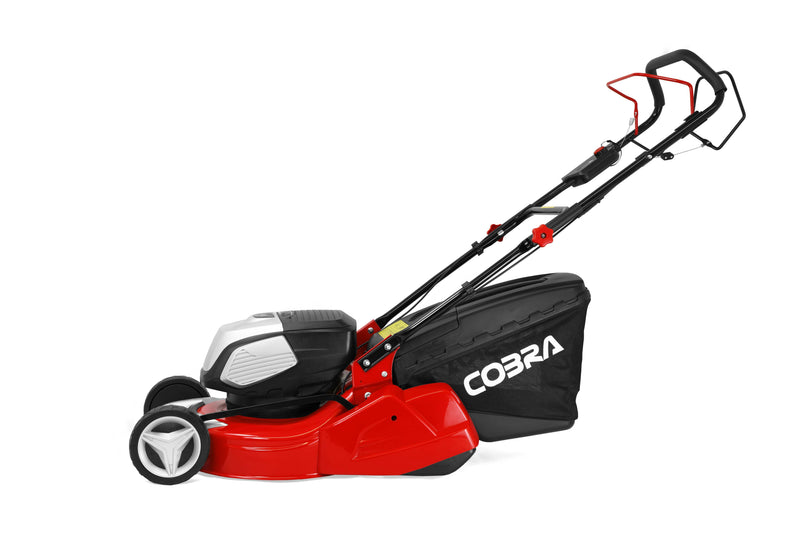 Cobra Lawnmower Cobra 17” Twin 40v Li-ion Lawnmower with Roller 5055485038340 RM43SP80V - Buy Direct from Spare and Square