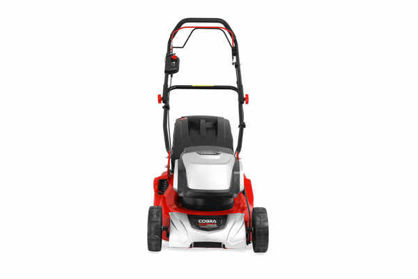 Cobra Lawnmower Cobra 17” Twin 40v Li-ion Lawnmower with Roller 5055485038340 RM43SP80V - Buy Direct from Spare and Square