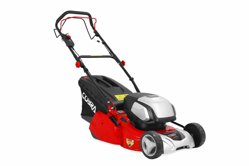 Cobra Lawnmower Cobra 17” Twin 40v Li-ion Lawnmower with Roller 5055485038340 RM43SP80V - Buy Direct from Spare and Square