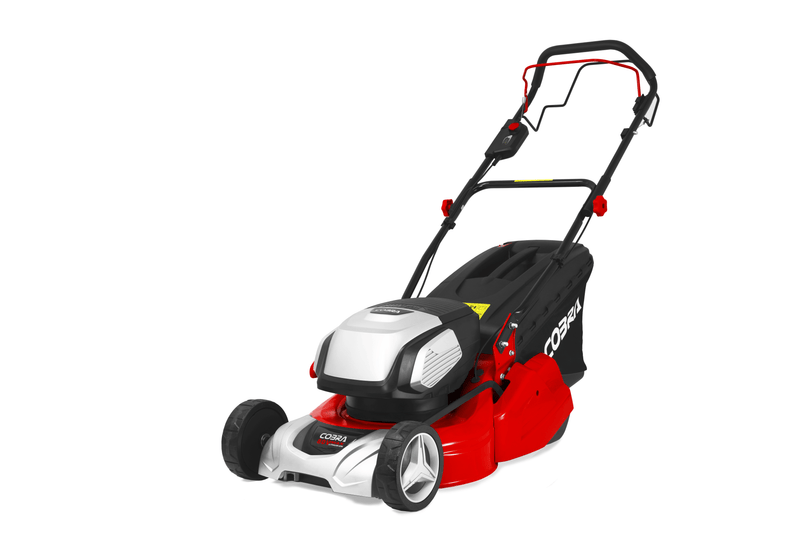 Cobra Lawnmower Cobra 17” Twin 40v Li-ion Lawnmower with Roller 5055485038340 RM43SP80V - Buy Direct from Spare and Square