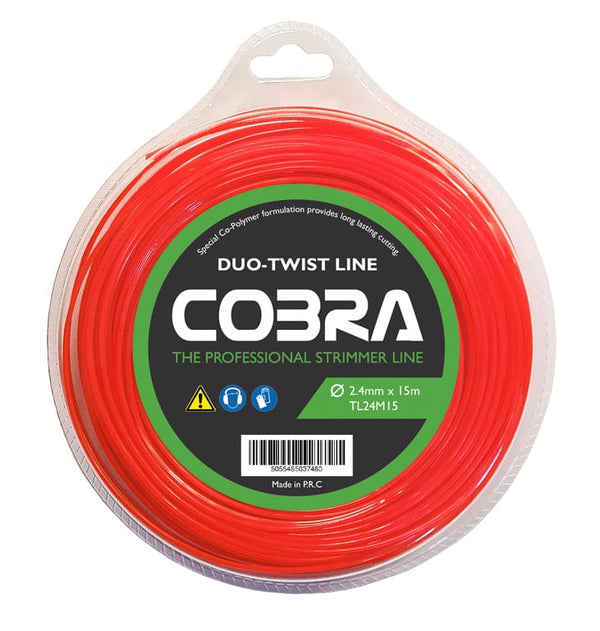 Cobra Strimmer Spares Cobra 2.4mm x 15m Twist Line TL24M15 - Buy Direct from Spare and Square