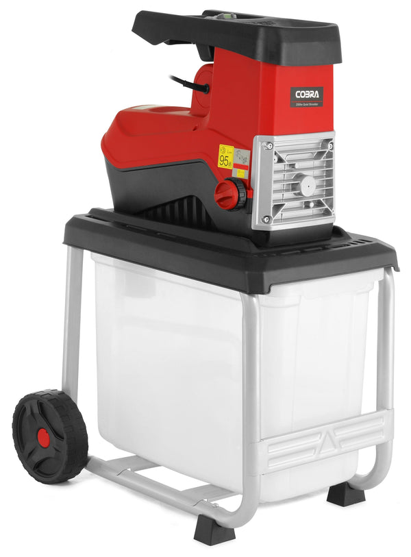 Cobra Wood Chipper Cobra 2500W Quiet Shredder 5055485036889 QS2500 - Buy Direct from Spare and Square