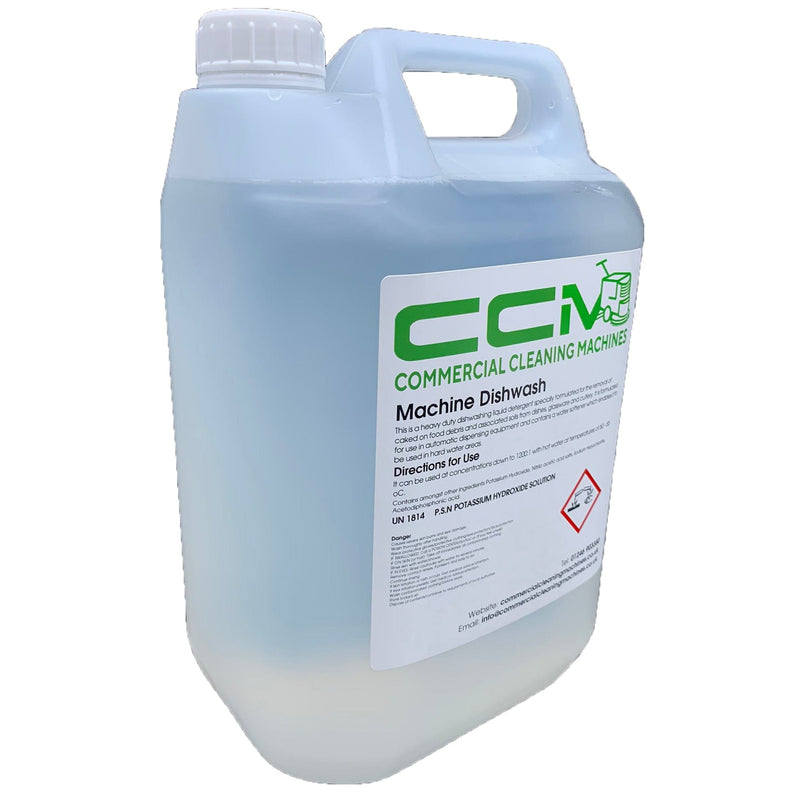 Commercial Cleaning Machines Cleaning Chemicals CCM Automatic Machine Dishwash Solution - 5 Litres 722777681113 B224/5 - Buy Direct from Spare and Square