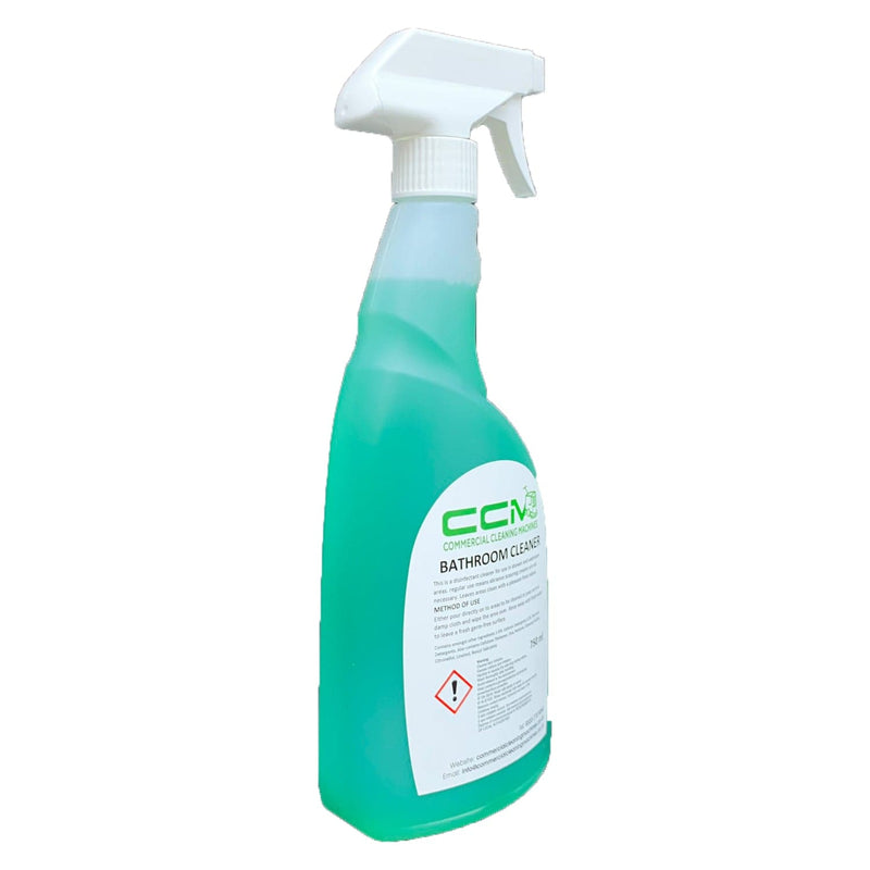 Commercial Cleaning Machines Cleaning Chemicals CCM Bathroom Cleaner 750ml - Disinfectant Cleaner With Fresh Pleasant Odour 722777681137 97121/750 - Buy Direct from Spare and Square