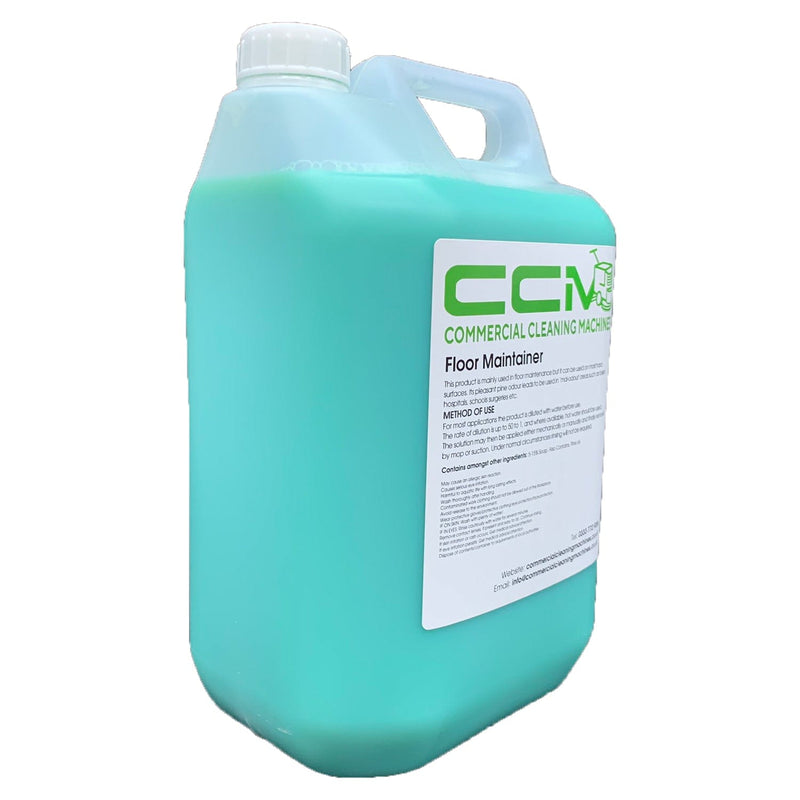 Commercial Cleaning Machines Cleaning Chemicals CCM Floor Maintainer - 5 Litres - Leaves a Highly Polished Low Slip Surface 722777681199 89002/5 - Buy Direct from Spare and Square