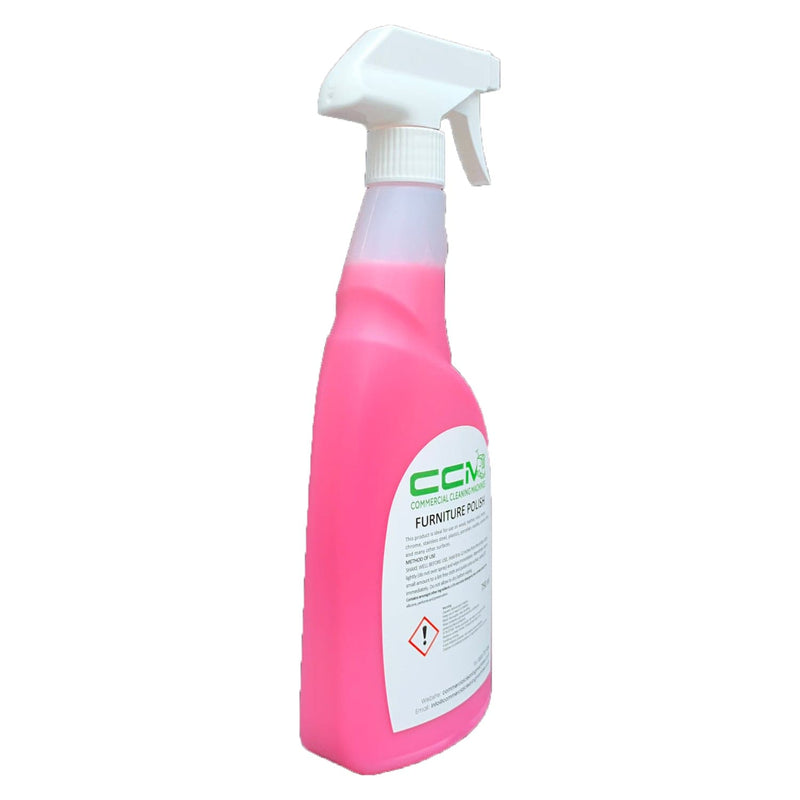 Commercial Cleaning Machines Cleaning Chemicals CCM Furniture Polish - 750ml - Premium Polish Leaving a High Shine 722777681205 06097/5 - Buy Direct from Spare and Square