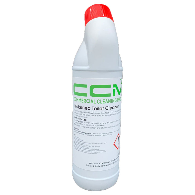 Commercial Cleaning Machines Cleaning Chemicals CCM Thickened Toilet Cleaner - 1 Litre 722777681335 C309/1TD - Buy Direct from Spare and Square