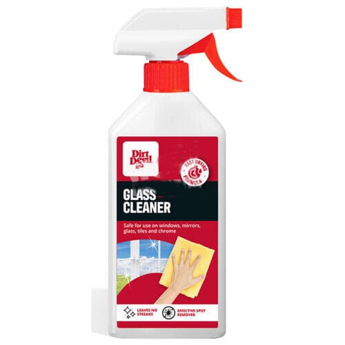 Dirt Devil Cleaning Chemicals Dirt Devil Antibacterial Glass Cleaner Spray - 500ml DVLHC22 - Buy Direct from Spare and Square