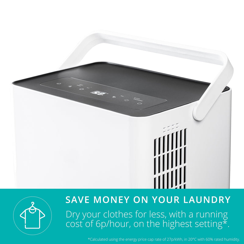 Duux Dehumidifier Duux Bora - Stylish Smart Dehumidifier - 4 Litre DXDH02 - Buy Direct from Spare and Square