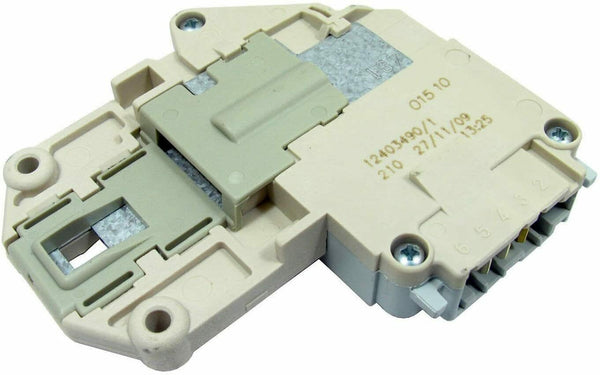Electrolux Washing Machine Spares Genuine AEG Zanussi Tricity Bendix Electrolux Washing Machine Door Interlock Switch - 3 Tag 1240349017 - Buy Direct from Spare and Square