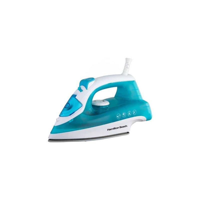 Hamilton Beach Irons and Garment Steamers Hamilton Beach SteamMax 2200W Aqua & White Steam Iron 5060916370333 HB508AW - Buy Direct from Spare and Square
